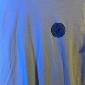 Vans, Medium, yellow with Flower design on the back